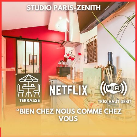 Paris-Zenith-Bienvenue-Terrasse-Netflix Διαμέρισμα Pantin Εξωτερικό φωτογραφία